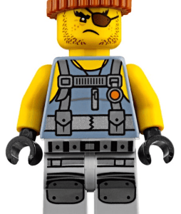 LEGO Ninjago Shark Army Thug Minifigure displayed.