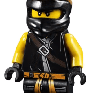 LEGO Ninjago Cole Minifigure in action pose.