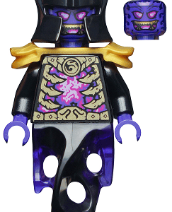 LEGO Ninjago Overlord Golden Master Minifigure displayed.