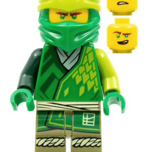 "LEGO Ninjago Lloyd Minifigure displayed prominently."