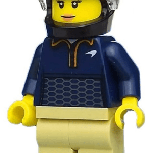 LEGO Speed Champions McLaren Elva Driver Minifigure displayed.