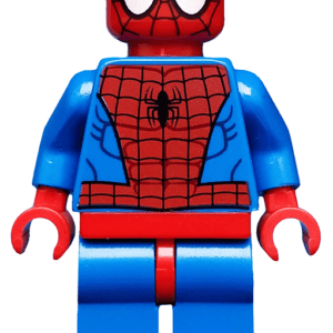 LEGO Marvel Superheroes Spider-Man Minifigure display.