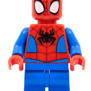 "LEGO Marvel Superheroes Spider-Man Minifigure display"