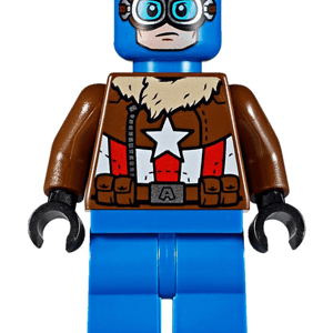 LEGO Marvel Superheroes Pilot Captain America Minifigure.