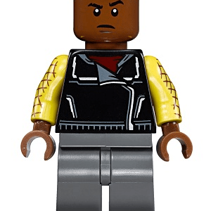 LEGO Marvel Superheroes The Shocker Minifigure displayed.