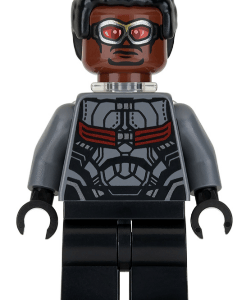 "LEGO Marvel Superheroes Falcon Minifigure display"