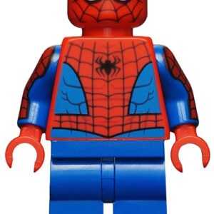 "LEGO Marvel Superheroes Spider-Man Minifigure displayed"