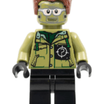 "LEGO DC Superheroes The Riddler Minifigure in colorful design"