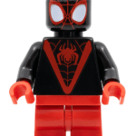 LEGO Marvel Superheroes Spider-Man Miles Morales Minifigure displayed.