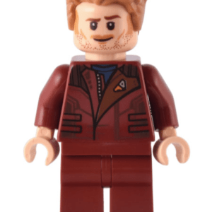 LEGO Marvel Superheroes Star-Lord Minifigure displayed.