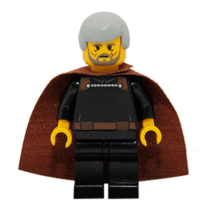 LEGO Star Wars Count Dooku Minifigure displayed.