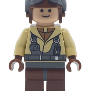 "LEGO Star Wars Naboo Pilot Minifigure in detail."