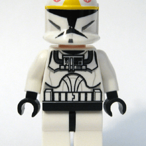 "LEGO Star Wars Clone Trooper Pilot figure."