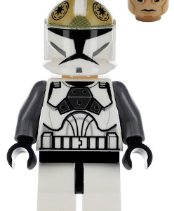 "LEGO Star Wars Clone Trooper Gunner model"