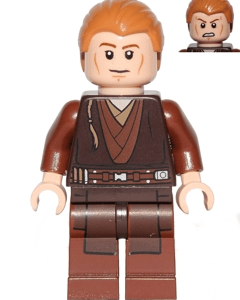 LEGO Star Wars Anakin Skywalker Minifigure displayed.