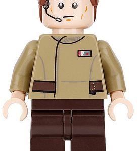 "LEGO Star Wars Resistance Officer Minifigure standing proudly."