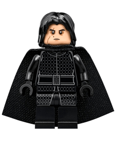 "LEGO Star Wars Kylo Ren Minifigure display."