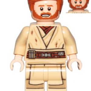 LEGO Star Wars Obi-Wan Kenobi Minifigure display.