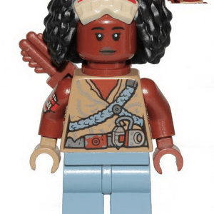 LEGO Star Wars Jannah Minifigure with accessories.