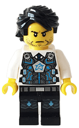 LEGO Ultra Agents Jack Fury Minifigure displayed.